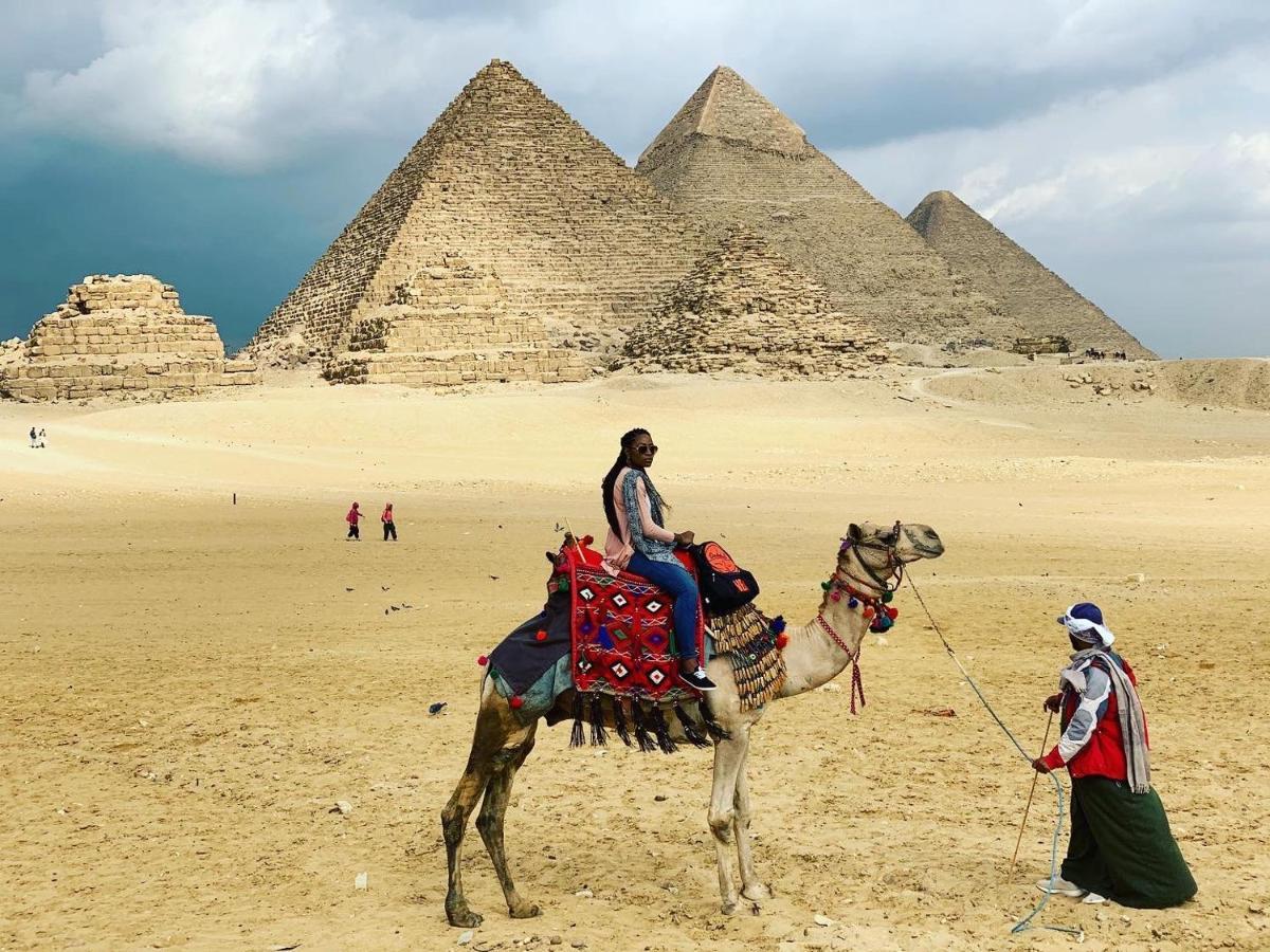 Draz Pyramids View Bed & Breakfast Kafret el-Gabal Exterior foto