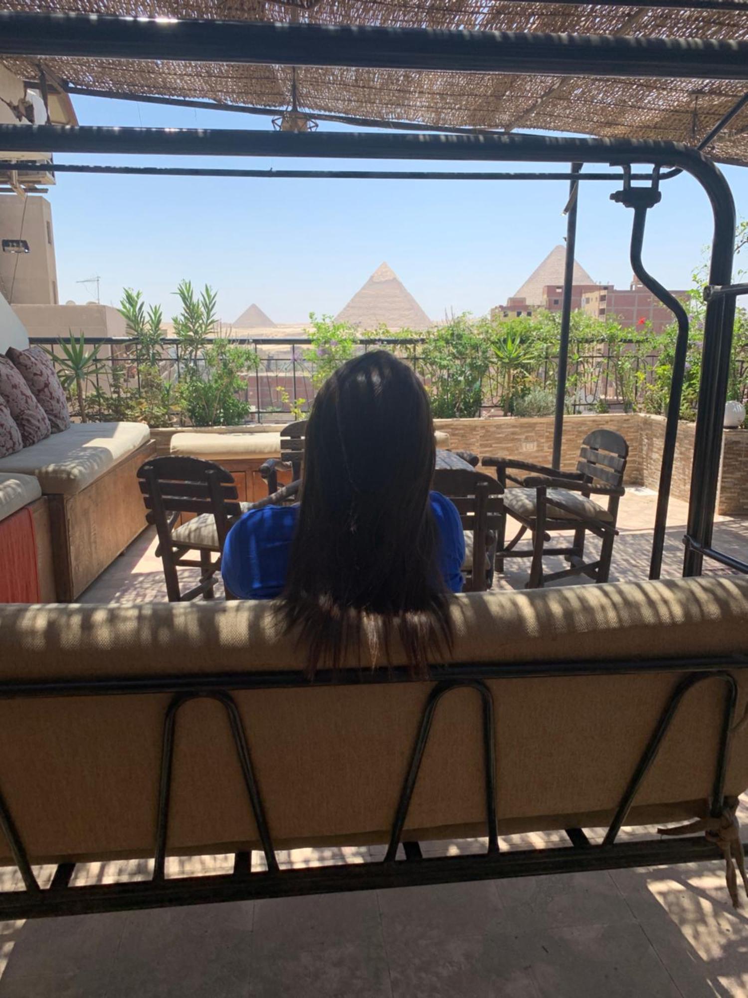 Draz Pyramids View Bed & Breakfast Kafret el-Gabal Exterior foto